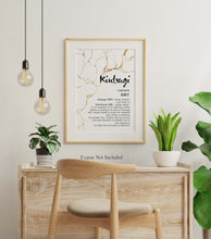 Load image into Gallery viewer, Kintsugi print - Kintsukuroi Definition Poster - Japanese Definition print
