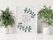 Load image into Gallery viewer, Anaïs Nin Quote Print: &quot;And the day came...&quot;
