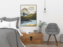 Load image into Gallery viewer, Norman Maclean Quote - Eventually, all things merge into one, and a river runs through it
