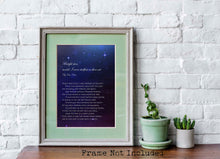 Load image into Gallery viewer, Bright Star John Keats Poem Print, Romantic Literary Wall Art, Celestial Poetry Gift, Starry Night Decor, Love Letter Print, Bookish Art
