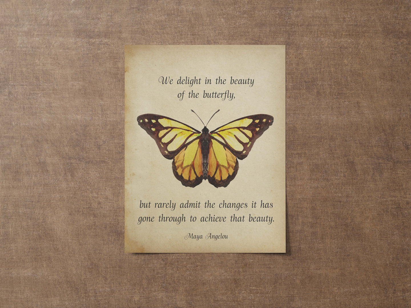 Maya Angelou Butterfly Quote 