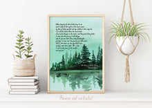 Load image into Gallery viewer, The Peace of Wild Things by Wendell Berry from &quot;Tools of the Trade&quot; ...&quot;When despair for the world grows in me&quot;
