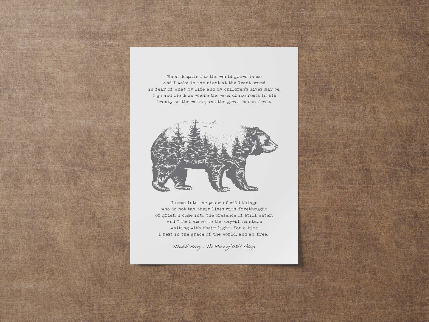 The Peace of Wild Things by Wendell Berry ...
