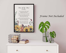 Load image into Gallery viewer, Dust If You Must Cute Poem Poster Print Illustrated Poetry Poem Print by Rose Milligan - Physical Art Print Without Frame
