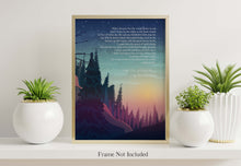 Load image into Gallery viewer, The Peace of Wild Things by Wendell Berry ...&quot;When despair for the world grows in me&quot; - illustrated poem
