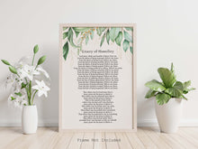 Load image into Gallery viewer, Litany of Humility Poster Print Catholic Prayer for Humility Contemporary Version by Rafael Cardinal Merry del Val
