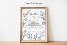 Load image into Gallery viewer, Totus Tuus Prayer Print Totally yours Prayer, Mary my Mother - Catholic Prayer - Physical Print Without Frame - Pope John Paul II
