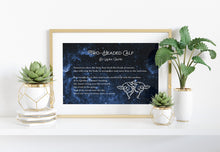 Load image into Gallery viewer, Two Headed Calf by Laura Gilpin Illustrated Poem Print There are twice as many stars as usual - Physical Poster Print Without Frame
