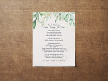Load image into Gallery viewer, E.E. Cummings Poem Art Print: Watercolor Leaves, Home Decor
