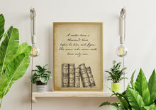 Load image into Gallery viewer, A Reader Lives a Thousand Lives Quote Print
