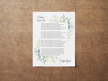 Load image into Gallery viewer, Sermons We See Poem Print – Edgar Guest Inspirational Wall Art, Kindness Quote Poster, Christian Artwork, Gift for Teacher or Mentor
