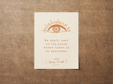 Load image into Gallery viewer, George Orwell 1984 Quote Print – Big Brother Eye Wall Art, Dystopian Literary Poster, Neutral Book Lover Decor, Orwell Gift
