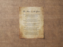 Load image into Gallery viewer, The Man In The Glass Poster Print by Dale Wimbrow, The Guy In The Glass Poem Print, Antique Paper Minimalist Style
