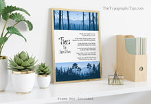 Load image into Gallery viewer, Trees By Joyce Kilmer - Poem Poster Print - Poetry Wall Art - Physical Print Without Frame
