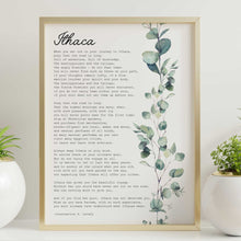 Load image into Gallery viewer, The Poem Ithaca by Constantine Cavafy C. P. Cavafy Konstantinos Kavafis
