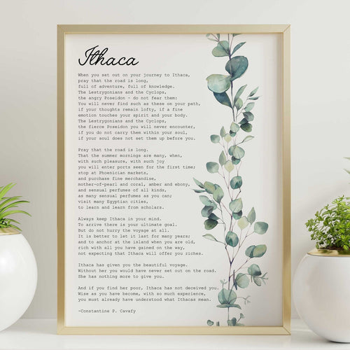 The Poem Ithaca by Constantine Cavafy C. P. Cavafy Konstantinos Kavafis