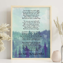 Load image into Gallery viewer, Good Timber Poem by Douglas Malloch - LDS Gift
