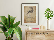 Load image into Gallery viewer, I Think We Dream Winnie the Pooh Quote Pooh and Piglet Drawing - A A Milne Framed &amp; Unframed Options
