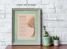 Load image into Gallery viewer, The Oak Tree Poem Encouragement Gift Poster Print - Poetry Wall Art - Poem By Johnny Ray Ryder Jr, Framed &amp; Unframed Options
