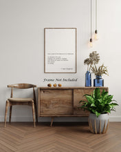Load image into Gallery viewer, F. Scott Fitzgerald Quote Print – “You Belong” – Literary Wall Art, Universal Longings Quote, Minimalist Black &amp; White Book Lover Gift

