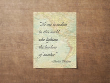 Load image into Gallery viewer, Charles Dickens Quote Print
