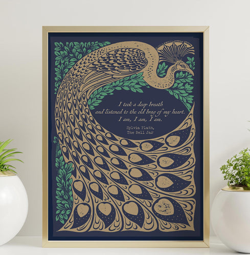 Sylvia Plath Quote Print 