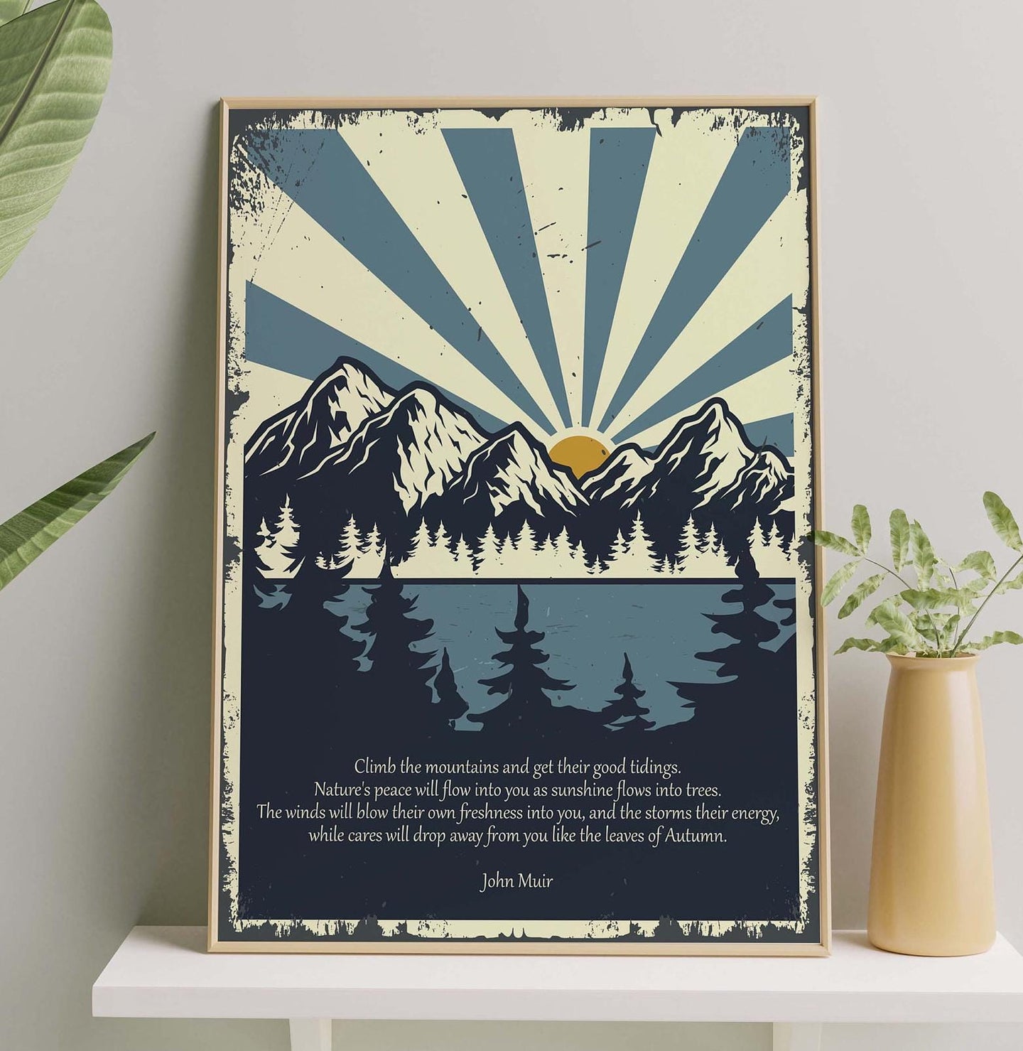 John Muir Quote Print – 