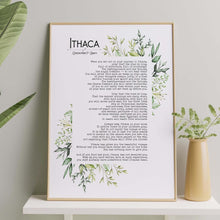 Load image into Gallery viewer, Ithaca Poem by Constantine Cavafy - C. P. Cavafy - Konstantinos Kavafis

