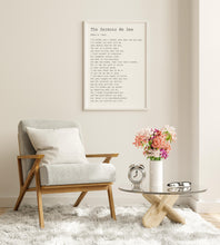 Load image into Gallery viewer, Edgar Guest Poem The Sermons We See poem Art Print Home office Decor poetry wall art - Physical Art Print Without Frame
