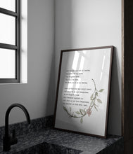 Load image into Gallery viewer, Lord&#39;s Prayer Print - Our Father Prayer - Unframed Prayer Print - Catholic Prayer UNFRAMED
