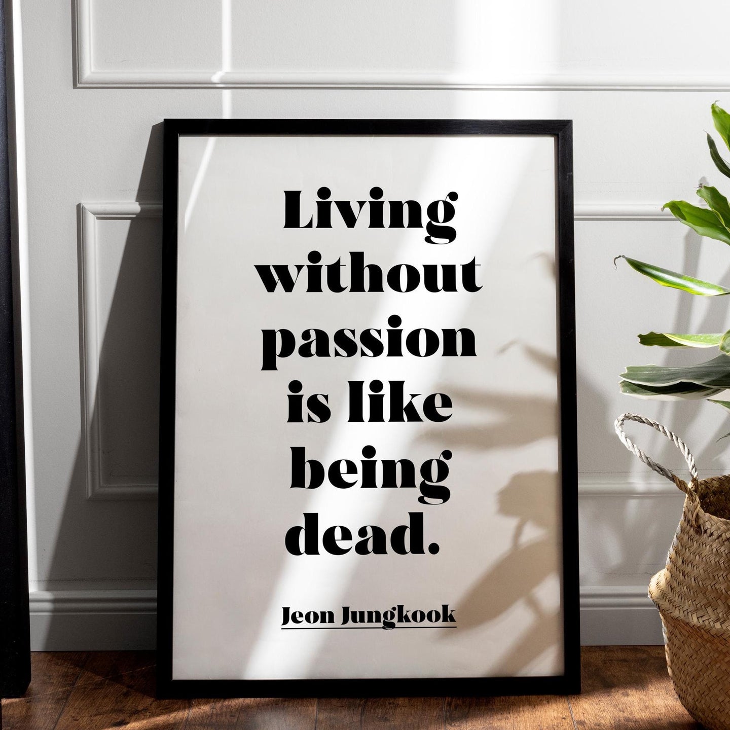 Jeon Jungkook Quote Print