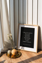 Load image into Gallery viewer, Jane Eyre Quote Print – Charlotte Brontë Self-Respect Wall Art, Black and White Literary Poster, Feminist Minimalist Book Quote
