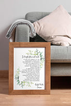 Load image into Gallery viewer, Emerson To Laugh Often and Much Ralph Waldo Emerson Quote - This is to have succeeded - Print for library - Framed And Unframed Options
