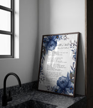 Load image into Gallery viewer, All Is Well Funeral Poem Print – In Loving Memory Art for Celebration of Life, "Death is nothing at all", Sympathy or Condolence Gift
