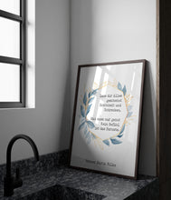 Load image into Gallery viewer, Rainer Maria Rilke - Lass dir Alles geschehn... Kein Gefühl ist das fernste - deutsches gedicht - german poetry wall art UNFRAMED
