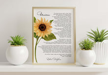 Load image into Gallery viewer, Union By Robert Fulghum Wedding poem wall art Anniversary Gift Poetry Poster Print - Full Poem - Framed &amp; Unframed Options

