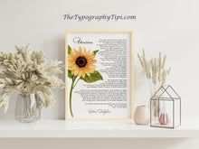 Load image into Gallery viewer, Union By Robert Fulghum Wedding poem wall art Anniversary Gift Poetry Poster Print - Full Poem - Framed &amp; Unframed Options
