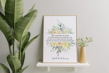 Load image into Gallery viewer, Elizabeth Barrett Browning Poem - Earth&#39;s crammed with heaven Art Print Home Decor poetry Love Poem UNFRAMED Aurora Leigh
