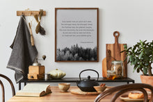 Load image into Gallery viewer, Good Timber Poem by Douglas Malloch Framed &amp; Unframed Options

