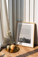 Load image into Gallery viewer, Good Timber Poem by Douglas Malloch Framed &amp; Unframed Options
