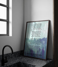 Load image into Gallery viewer, Good Timber Poem by Douglas Malloch LDS Gift - Framed &amp; Unframed Options
