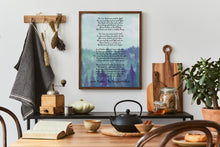 Load image into Gallery viewer, Good Timber Poem by Douglas Malloch LDS Gift - Framed &amp; Unframed Options
