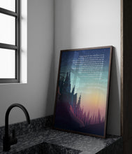 Load image into Gallery viewer, Wendell Berry &quot;The Peace of Wild Things&quot; Poster Print - Mindful Decor for Calm Spaces
