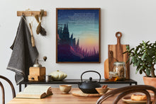 Load image into Gallery viewer, Wendell Berry &quot;The Peace of Wild Things&quot; Poster Print - Mindful Decor for Calm Spaces
