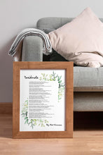 Load image into Gallery viewer, Desiderata Wall Art Print Poem By Max Ehrmann Framed &amp; Unframed Options
