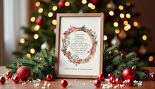 Load image into Gallery viewer, Charles Dickens Quote A Christmas Carol "I will honor Christmas in my heart"
