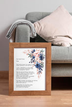 Load image into Gallery viewer, Rumi Quote Art Print: The Guest House Poem, Floral Decor
