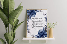 Load image into Gallery viewer, Do all the good you can John Wesley Quote Print Framed &amp; Unframed Options
