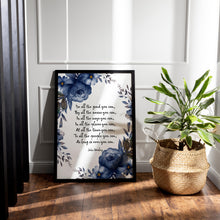 Load image into Gallery viewer, Do all the good you can John Wesley Quote Print Framed &amp; Unframed Options
