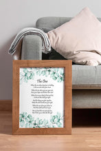 Load image into Gallery viewer, The One Personalized Wedding Poem Print – One Year Anniversary

